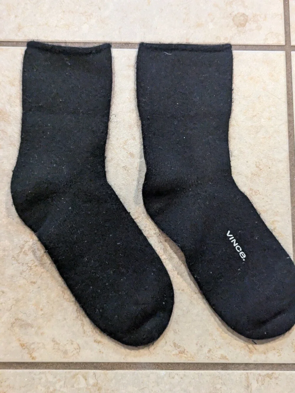 Vince Women's Cashmere Jersey Sock - Picture 2 of 4
